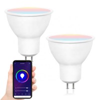 Factory Directly Supply High Bright 5W 420LM RGB WIFI Smart LED Light Bulb MR16 Smart Bulb LED Spotlight Works With Alexa